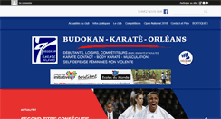 Desktop Screenshot of karate-orleans.com